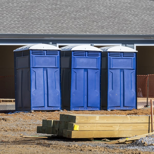 how do you dispose of waste after the porta potties have been emptied in East Grand Rapids